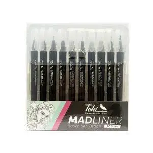 Toki Madliner 10 vnt. markerių rinkinys (0,05-1 mm)